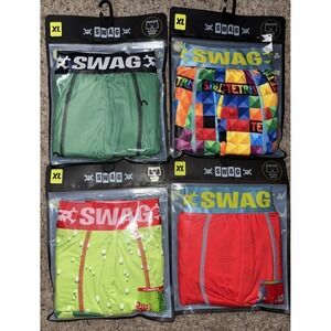Lot Of 4 Variety SWAG Men's Boxer Briefs Underwear Size XL 38-40